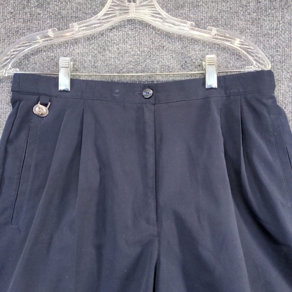 LizGolf Women's Chino Shorts Blue Size 12 Polyester Blend Slash Pockets - Picture 6 of 11